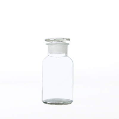 500ml lab reagent bottle clear glass apothecary bottles with glass stoppers