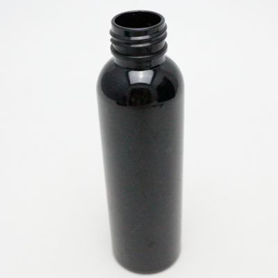 In Stock Refillable Black PET Plastic Bottle Cosmo Spray Bottles With Black Caps