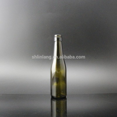 Shanghai Linlang wholesale clear or dark green 100ml wine bottle