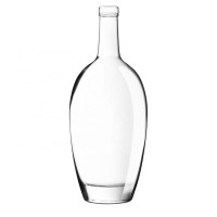 Shanghai Linlang Flowing Contours Bourbon Whiskey Glass Bottle